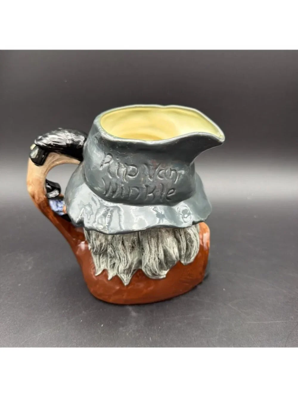 VTG Royal Doulton Large 6.5” Toby Jug Rip Van Winkle Character D6438 EUC c. 1954